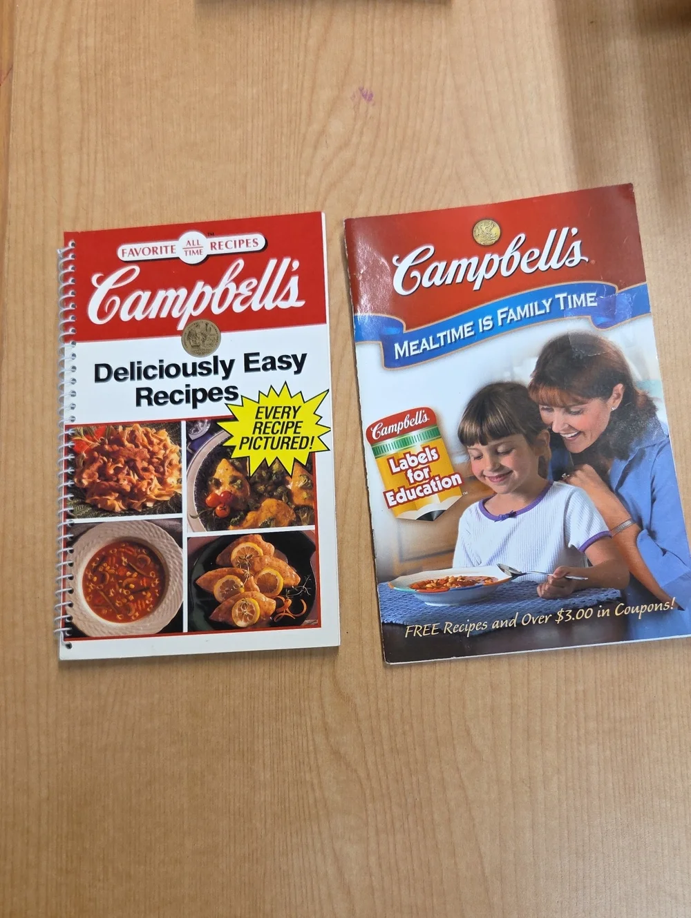 Campbell's Soup Thermos‎ And 2 Dolly Dangle Mugs, 5 Recipe Books